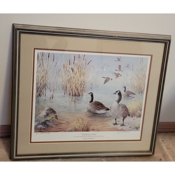 'Dakota Mist' Jan Wiedmier 19/50 Watercolor 21x18