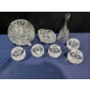 Image 2 : Collection of Crystal Candlestick Holders, Bell and Dishes
