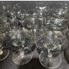 Image 3 : Exquisite Belfor Bohemian Crystal Cordial Stemware w/ Omari Smoked Double Old Fashion Rocks Glasses 