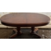 Image 1 : Wooden Table w/ 6 Chairs and 2 Leafs - ~ Table is Around 5.5Ft Wide, 3.5 Ft Deep, and 2.5 Ft Tall 