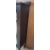 Image 3 : Antique Wooden China Cabinet w/ 4 Shelves 40 W, 16 D, 58 T, Key and Fabric Shelf Liners Included