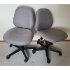 Image 1 : Trio of Office Chairs on Wheels (3 Total, One not Pictured) 