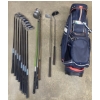 Image 1 : Left-Handed Callaway - Gems X Set Of Golf Clubs w/Assorted Drivers & Nike Bag
