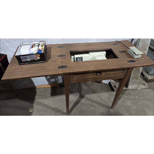 Kenmore Sewing Machine Table + Extras