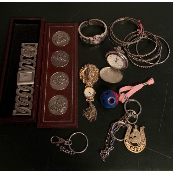 Junk Drawer Collection- Costume Jewellery Coin Box & More