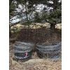 Image 1 :  large amount of chicken wire and rolls of barbed wire length not knowing
