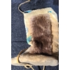 Image 5 : Moccasins w/ Beading and Fur- Size Not Indicated, 10" Bottom Sole, 13 T 