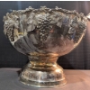 Image 2 : Silver Plated Pedestal Bowl with Grape Vine and Leaf Motif
