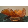 Image 4 : Grape & Cable Marigold Carnival Glass Four Tumblers & Pedestal Dish by Northwood Co