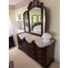 Image 2 : Mahogany Dresser Vanity 68L x19D x 87T