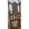 Image 13 : Beautiful Antique Hall Tree and Unique Wooden Storage Box on Stand - Measure's In Description