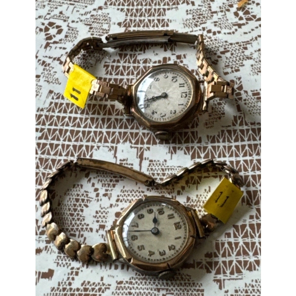 Set of 2 Rolled Gold Watches - Monvil & British Make LN