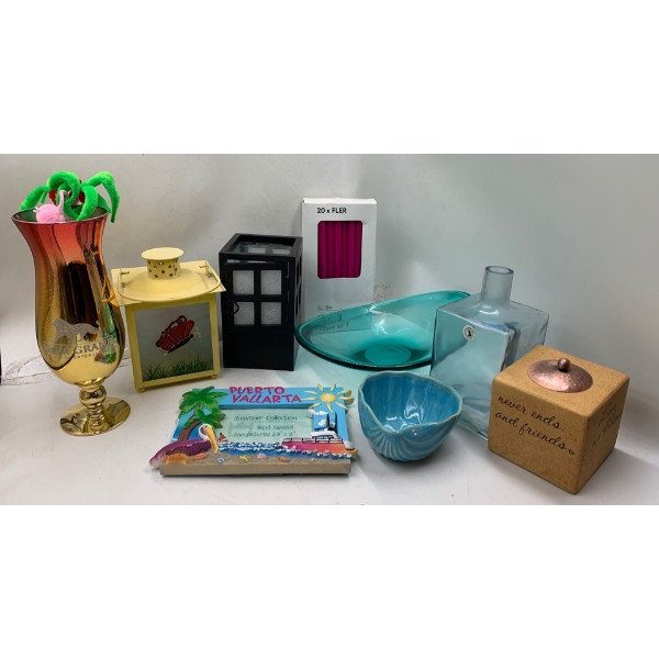 Lanterns, Souvenirs, Candles, Decorative Glass & More 
