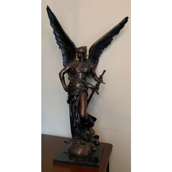 Bronze Colored Liberty Sculpture 33T