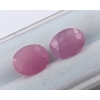 Image 2 : 3.8 ct Certified Pink Sapphire gemstone Pair ($5,300 Appraisal)