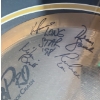 Image 4 : "Lonestar" Band Autographs on Cymbal and Drumsticks, 24 x 30.5 Framed Under Glass 