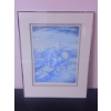 Image 1 : Framed Limited Edition Print by R. Galperl, Titled 'Collecting Leaves', Numbered 75/125
