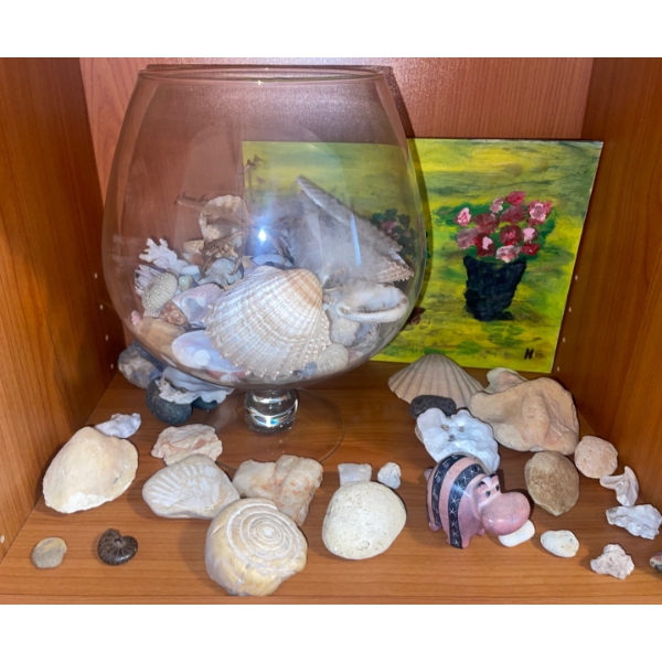 XL Crystal Chalice 11T w/ Gifts From The Sea & More