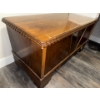 Image 2 : Beautiful Antique Treasure Chest with Great Detail & Bottom Drawer  41x22x23"tall
