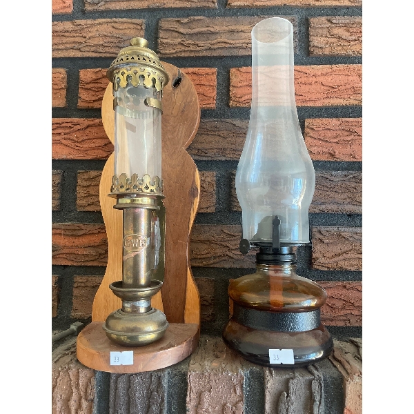 GWR Oil Lamp & Oil Lamp