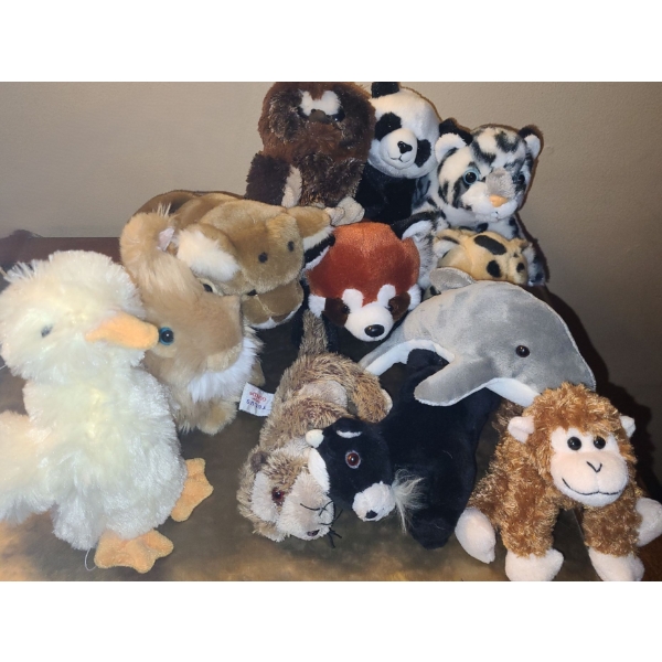 Twelve Telus Critters, Excellent Condition
