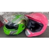 Image 1 : NEW FULMER MX Helmets - FMVSS 218 Size L Green & PHX Helium 2 Size L Pink