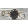 Image 5 : Three Stamped .925 Sterling Silver Bracelets with Semi-Precious Stones