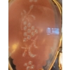 Image 3 : Floor Lamp w/ 5 Pink Glass Flower Bud Heads and Brass Base 12" Diameter, 68 T 