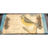 Image 11 : Metal Fruit Tower, Breakfast Tray, and Cast Iron Napkin Rings Set