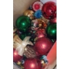 Image 2 : Holiday Decor Including: Ornaments, Mini Tree, Wreath, 3 Pillar Candleholder