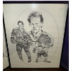 Image 2 : Kraft NHL Hockey Drawings/Framed Posters (Edmonton Oilers 1986-87)