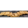 Image 2 : Expandable Wooden Sewing Box with 17-Inch Width