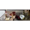 Image 1 : New PC Stoneware 3Pcs Cookware Set w/ Corelle Dishes, New Candles, Coasters and More 