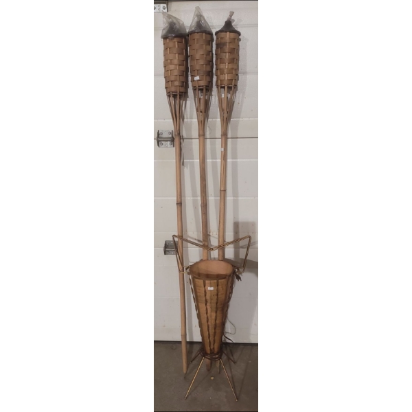 Garden Party Torches & Plug in Light 