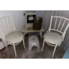 Image 1 : Vintage Upholstered Chairs w/ T.V. Table & More