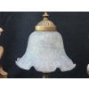 Image 7 : Tiffany Style Mini Table Lamp, Paired with 2 "Enterprise Exclusive" Figurines