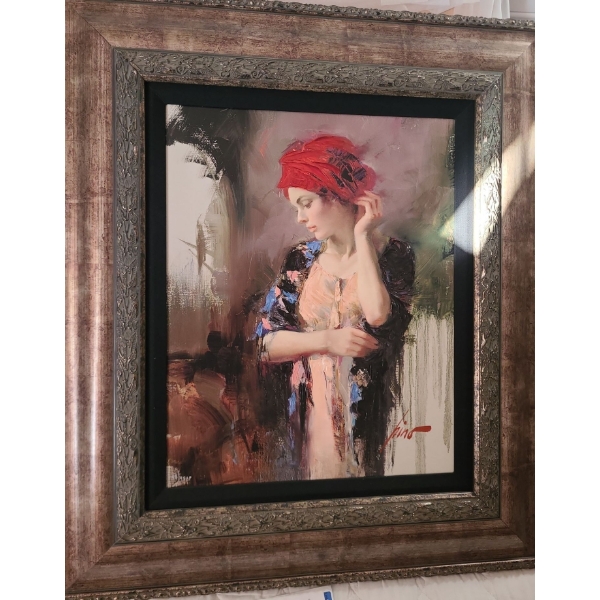 Harmony by Pino Gigcle on Canvas Artist Proof 48/95  26 1/2 w 31 h