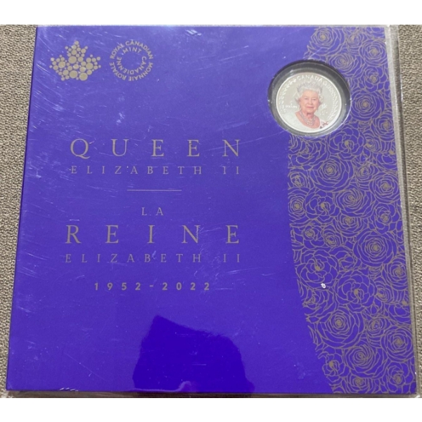 2022 A Portrait of Queen Elizabeth II Fine Silver Coin 7.96 Grams