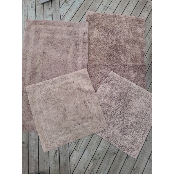 Set of 4 Outdoor Rugs (Largest: 48"W, 24"D)