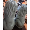 Image 4 : Pair of Resin Lion Statues 20 T, 13 L, 9 W