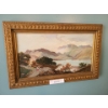 Image 1 : Original Scenic Oil Painting in Antique Frame (Singature on Back Illegible) 24 w 15 1/h h