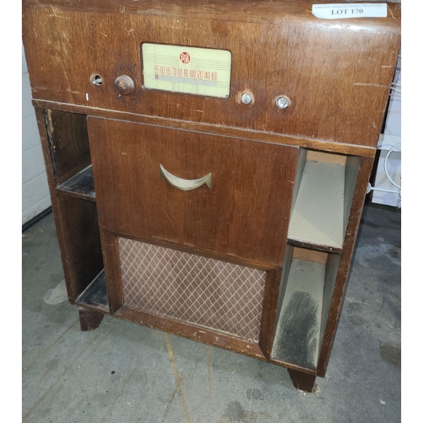 PYE Radio & Record Player Combo Model Type 50 26 w 15 d 33 1/2 h