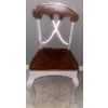 Image 4 : Victorian Style Dining Table w/ 4 2 Tone Chairs 48x30