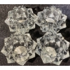 Image 1 : Vintage Star Shaped Glass Candle Holders