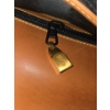 Image 10 : LLADRO Leather and Suede Structured Briefcase w/ Amiet Lock (Factory Setting 0000, w/ Instructions) 