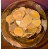 Image 2 : Extinct Copper Coinage - Canadian & American - In A Decorative Parfait Cup 