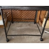 Large Bird Cage w/ Built In Stand On Casters 21x27x61