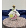 Hand Painted Lady Snuff Bottle with Spoon 3H