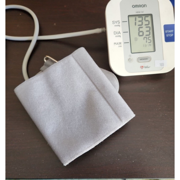 Omron Automatic Blood Pressure Monitor Model HEM- 741CAN