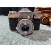 Image 3 : Vintage Zeiss Ikon Contraflex II Camera & Agfa Agfalux Flash w/ Leather Case